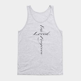 Free loved forgiven Tank Top